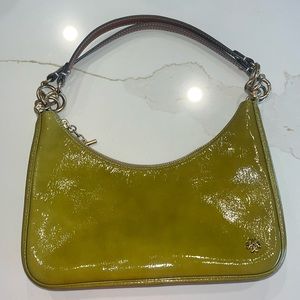 Tory Burch 151 Mercer Patent Crescent Bag